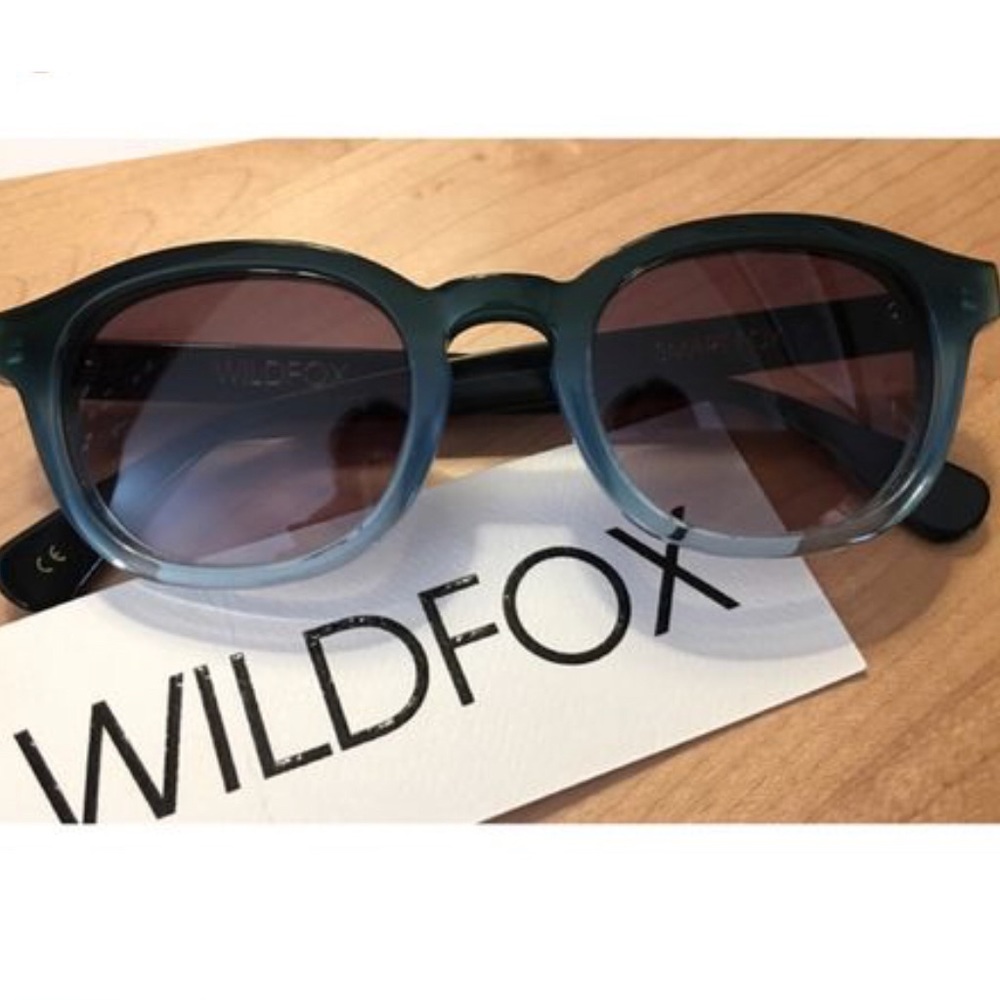 wildfox blue ‘smartfox’ sunglasses